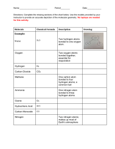 Molecular Geometry Worksheet: Chemical Formulas & Drawings
