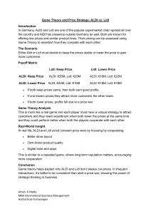 Game Theory & Price Strategy: ALDI vs. Lidl Competition Analysis