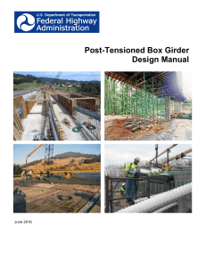 Post-Tensioned Box Girder Design Manual