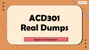 Appian ACD301 Exam Dumps: Practice Questions & Answers