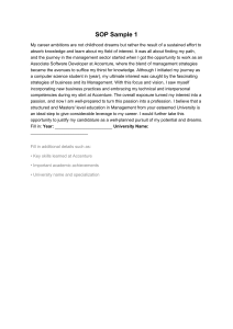 SOP Samples for Management Programs