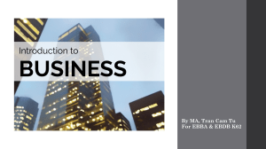 Introduction to Business: Profits, Environment & Global Trends