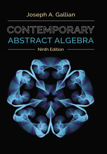 Contemporary Abstract Algebra Textbook by Joseph Gallian