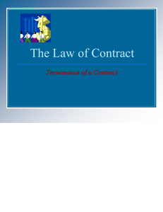 Contract Termination Methods: A Legal Overview