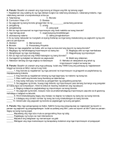Bionote & Project Proposal Assessment