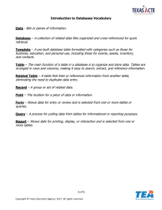 Database Vocabulary: Essential Terms for Beginners