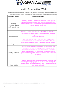 How the Supreme Court Works: Process Steps & Summaries