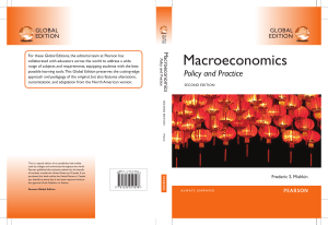 Macroeconomics: Policy and Practice - Global Edition by Frederic Mishkin