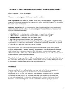 AI Search Problem Formulation & Strategies Tutorial | Computer Science