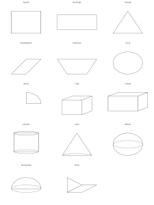 IGCSE Mensuration Formula Chart