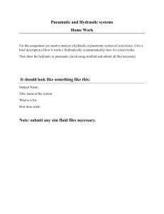 Pneumatic & Hydraulic Systems Homework: Circuit Analysis & Design