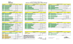 De La Salle University BS Biology Medical Biology Curriculum 2022-2026