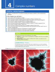 Complex Numbers: Introduction, Operations & Argand Diagrams