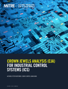 Crown Jewels Analysis (CJA) for Industrial Control Systems (ICS)