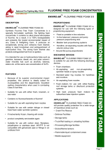 ENVIRO-AR Fluorine-Free Foam 3/3 Datasheet