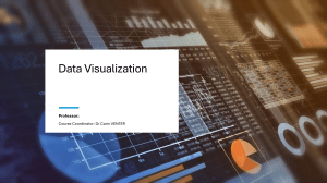 Data Visualization Course Syllabus: Design, Storytelling & Tableau