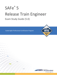 SAFe 5 Release Train Engineer Exam Study Guide (5.0)