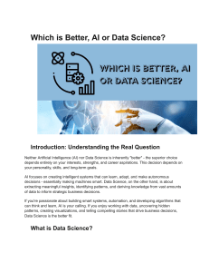 AI or Data Science? A Comprehensive Guide to Choosing Your Path