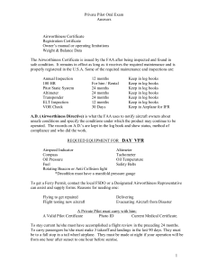 Private Pilot Oral Exam Answers: Study Guide for FAA Certification
