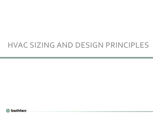 HVAC Sizing & Design Principles Guide