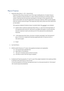 Macro Finance Questions