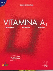 Vitamina A1 Spanish Course Book