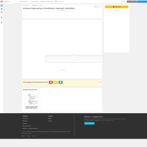 Software Engineering  A Practitioner's Approach, 9th Edition