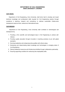 Anna University Civil Engineering Curriculum