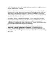 Uso de celulares en ni&ntilde;os: pros y contras