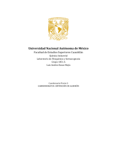 Cuestionario Previa 5: Carbohidratos y Obtenci&oacute;n de Almid&oacute;n