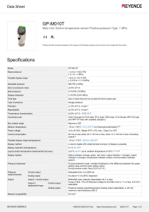 GP-M010T Datasheet