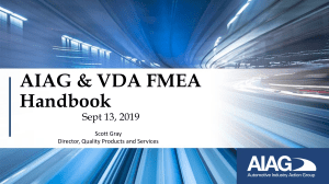 AIAG & VDA FMEA Handbook: Key Changes & Deployment