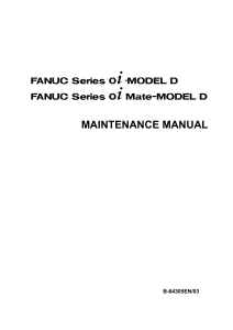 FANUC Series 0 Maintenance Manual: Safety & Procedures