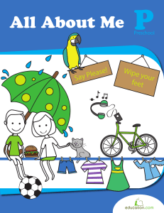 All About Me Workbook for Kids