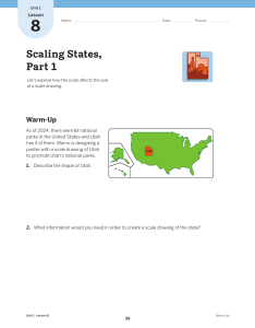 Scaling States Part 1: Explore Scale Drawings with Utah