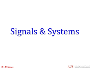 Signals & Systems: Definitions, Classifications, and Models
