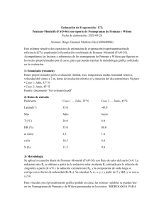 Estimaci&oacute;n de Evapotranspiraci&oacute;n con Penman-Monteith (FAO-56)