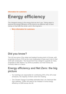Energy Efficiency Guide: Save Money & Reduce Emissions This Winter