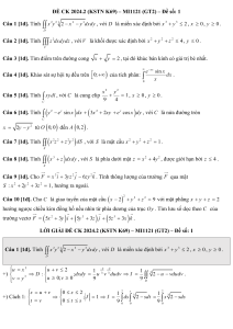 ĐỀ CK 2024.2 GT2 (KSTN)