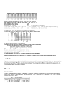 TABLA DE FRECUENCIAS TAREA