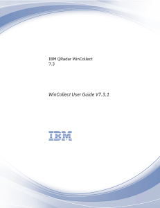 IBM QRadar WinCollect 7.3 User Guide