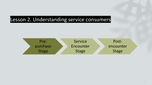 Understanding Service Consumers: Stages, Satisfaction, and Quality (SERVQUAL)