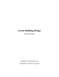 Green Building Design Technical Report