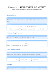 Time Value of Money Flashcards: Interest, Annuities, More