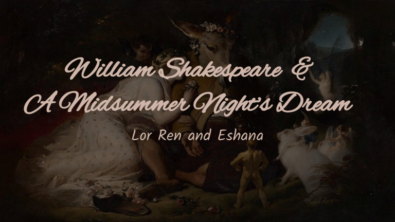 Shakespeare & A Midsummer Night's Dream Presentation