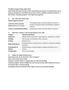 Prenatal Child Support Rights: Legal Guide