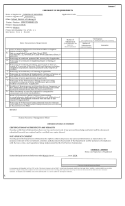 Teacher Application Checklist - Requirements & Consent