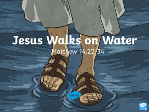 Jesus Walks on Water: A Bible Story for Kids