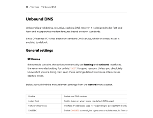 Unbound DNS Configuration Guide