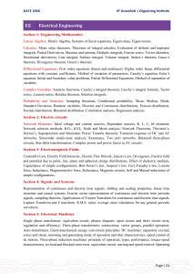 GATE 2026 EE Syllabus: Electrical Engineering Exam Prep